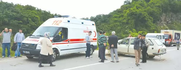Fatsa’da Zincirleme Kaza 3 Yaralı