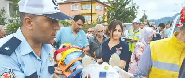 Fatsa’da Karşıdan Karşıya Geçmek İsteyen Çocuğa Kamyon Çarptı