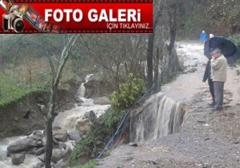 Ünye’de yağışlar nedeniyle bazı ev ve iş yerlerini su bastı