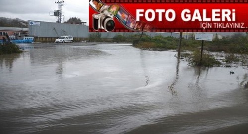Ordu’ya Yağmur Yağdı Her Yeri Su Bastı