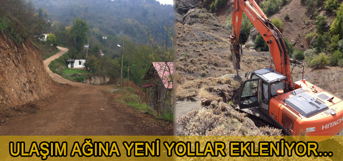 Ordu’da sıcak asfalt öncesinde yeni yollar açılmaya devam ediliyor