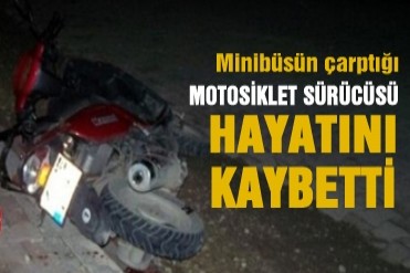 Ünye’de Minübüs’ün Çarptığı Motosiklet Sürücüsü Öldü