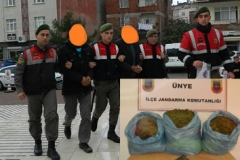 Ordu’da 40 Kilo Esrar Ve Ruhsatsız Silah Ele Geçirildi