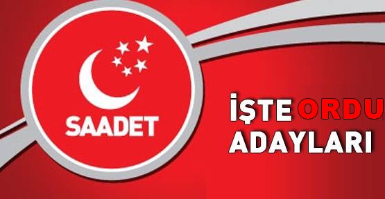Saadet Partisi’nin milletvekili adayları açıklandı