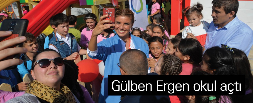 Gülben Ergen okul açtı