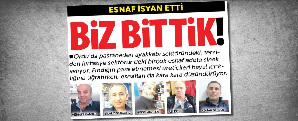 BİZ BİTTİK!