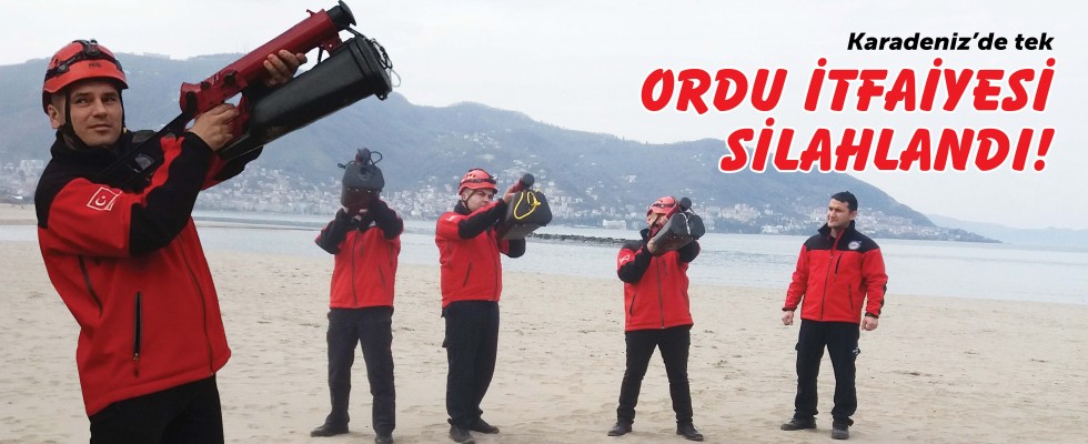 Ordu itfaiyesi silahlandı!