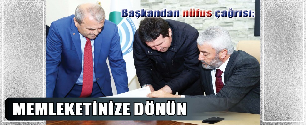 Memleketinize dönün