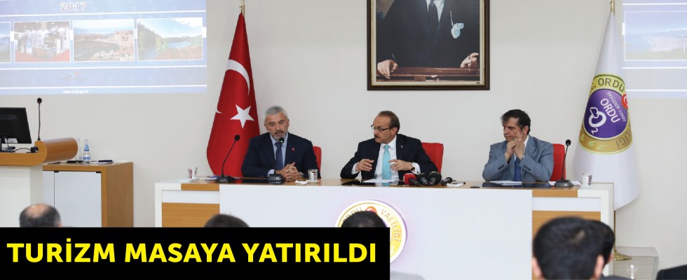 Turizm masaya yatırıldı