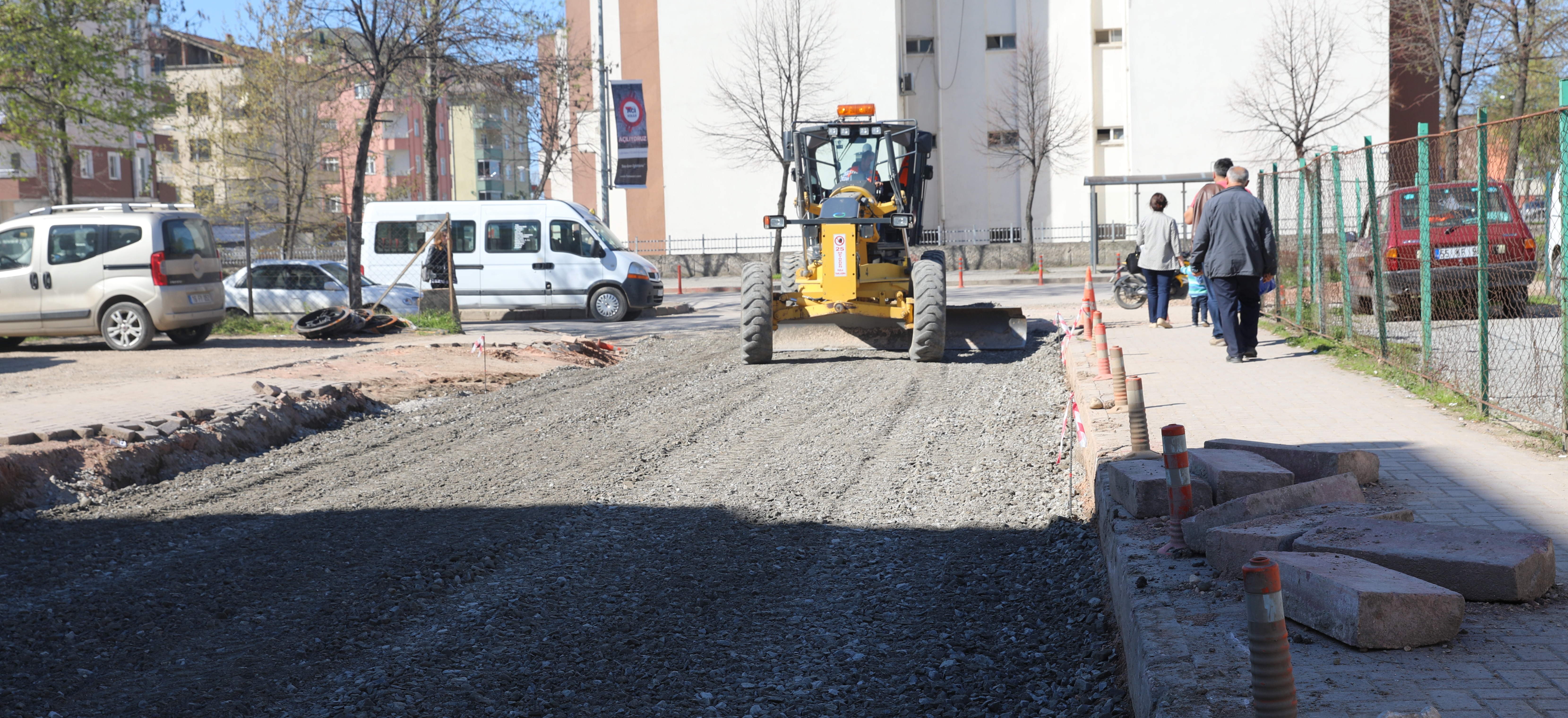 Hacı Hulusibaba caddesinde çalışmaları başladı
