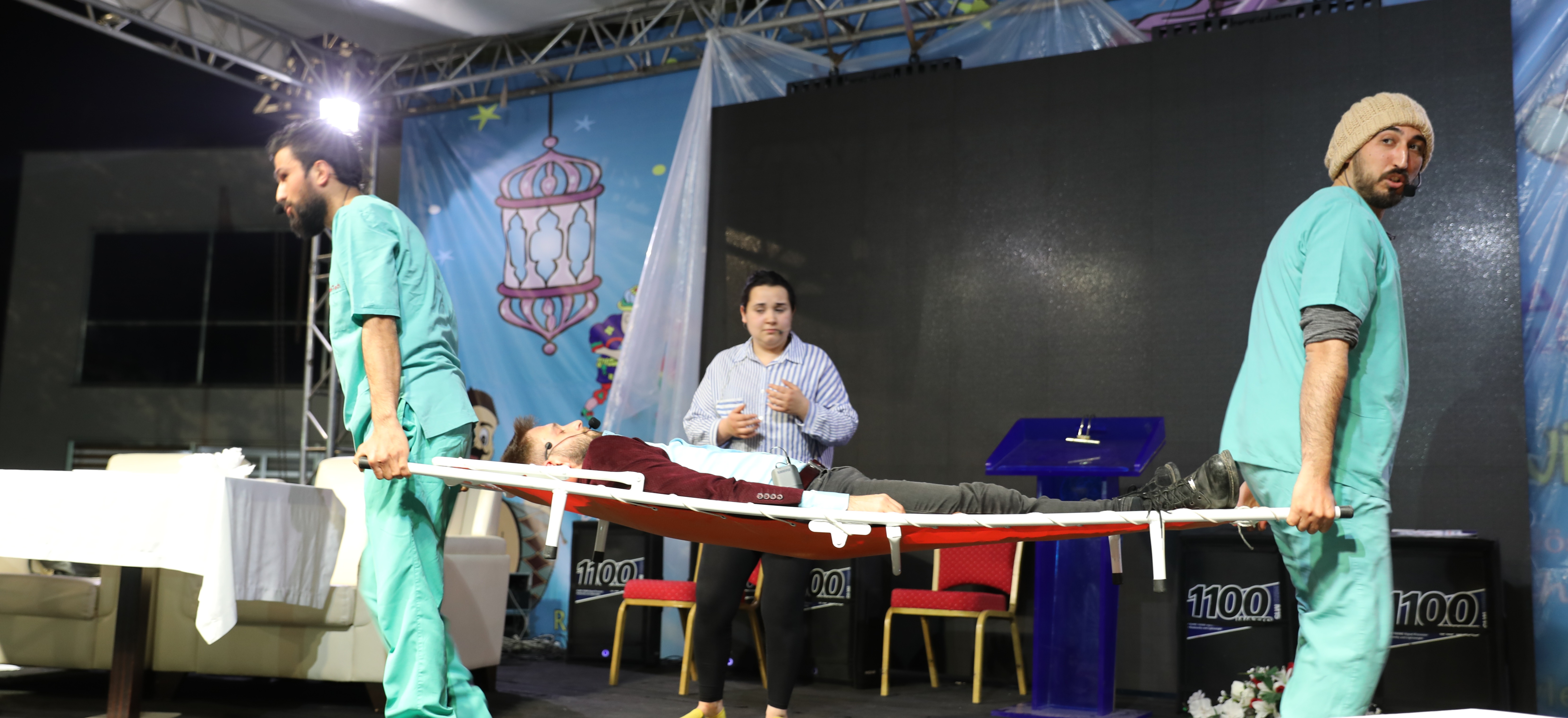 Fatsa Tiyatro Beyaz Perde oyuncuları sahne aldı