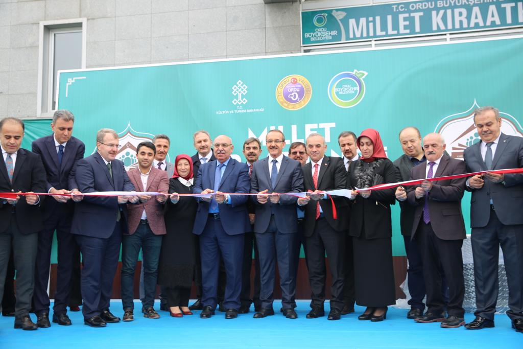 Millet Kıraathanesi Açıldı