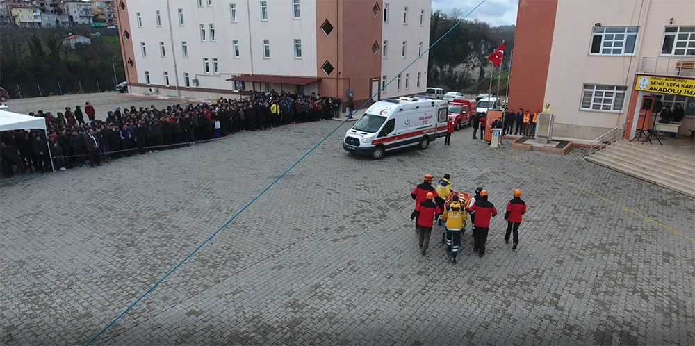 Deprem, Yangın ve Tahliye Tatbikatı Yapıldı