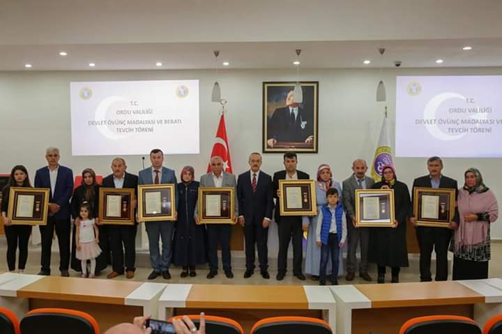 Devlet Övünç Madalyası ve Beratı Tevcih Töreni Yapıldı