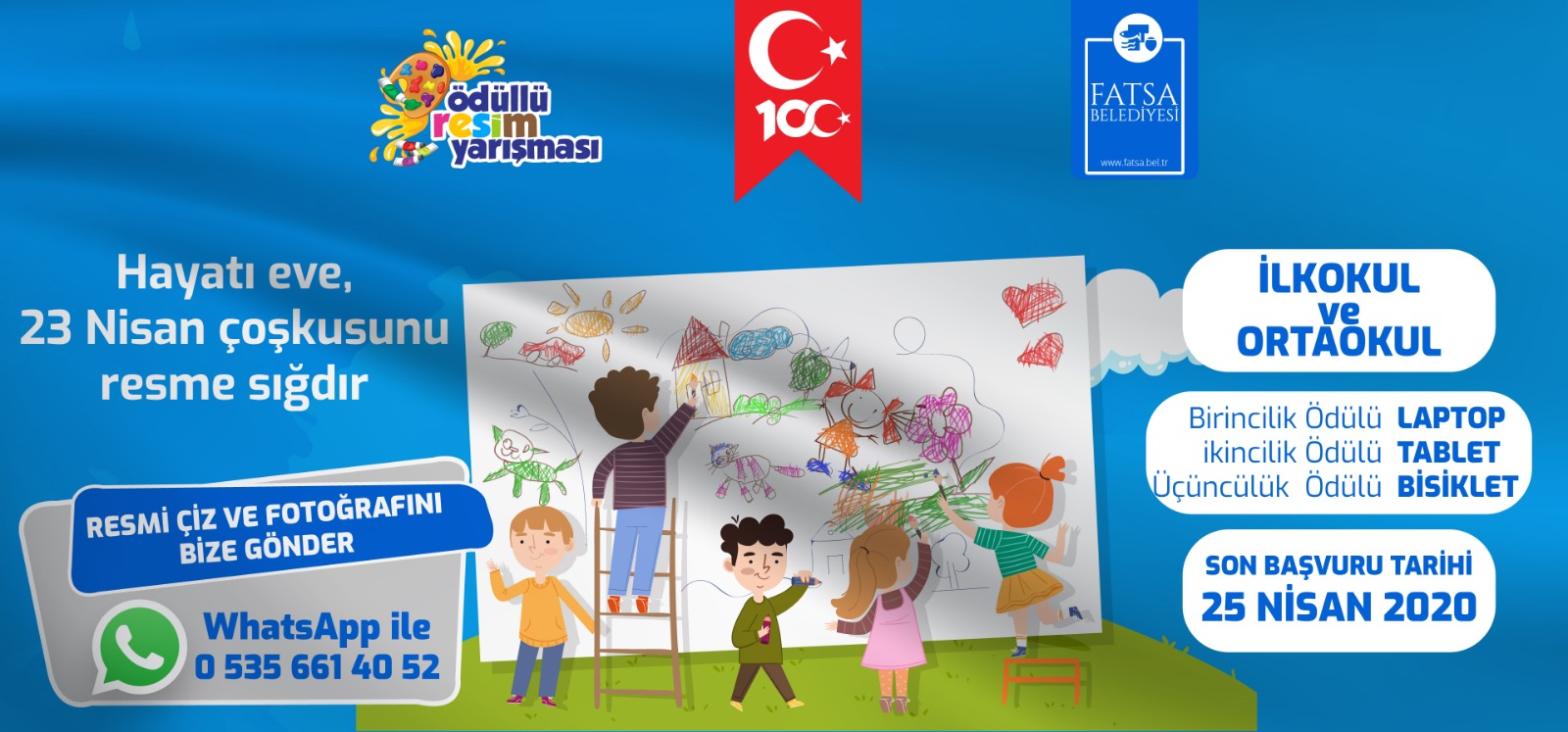 HAYATI EVE, 23 NİSAN COŞKUSUNU RESİMLERE SIĞDIR