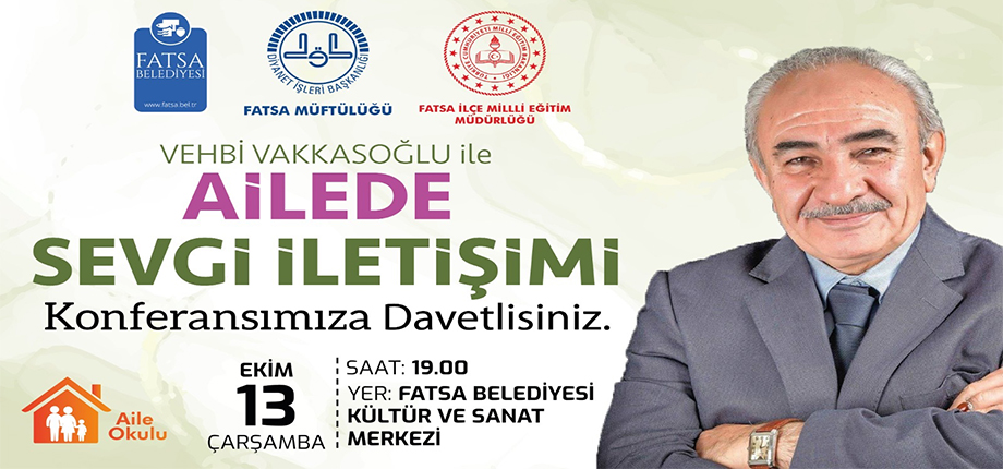 AİLE OKULU PROJEMİZ KONFERANSI İLE AÇILACAK