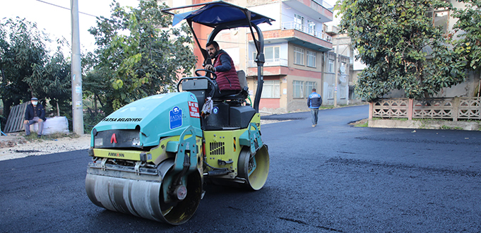 LİMAN CADDESİNDE İŞLEM TAMAM